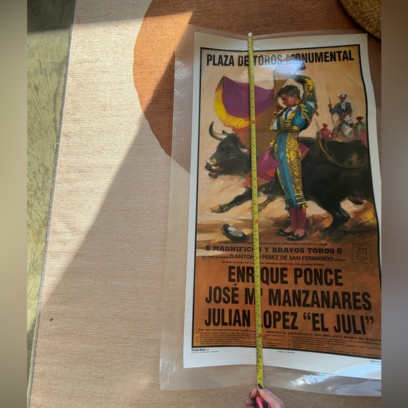 Madrid Plaza de Toros Monumental Bullfighting Poster - Picture 5 of 5